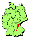 Lage von Oberndorf a. Lech